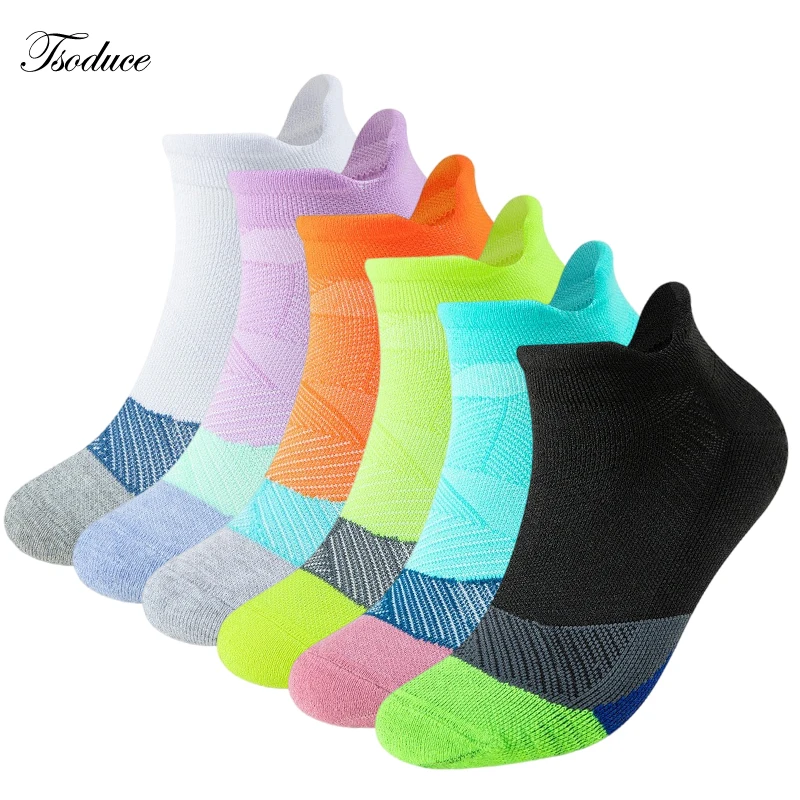 

Sports Socks for Men Women Breathable Thick Towel Compression Socks Professional Fitness Marathon Running Ankle Socks