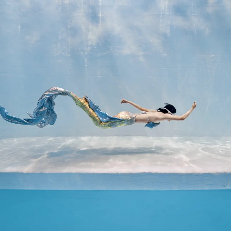 Mermaid Big Tail Swimsuit Aquarium Diving Shoot Sexy Fish Skin