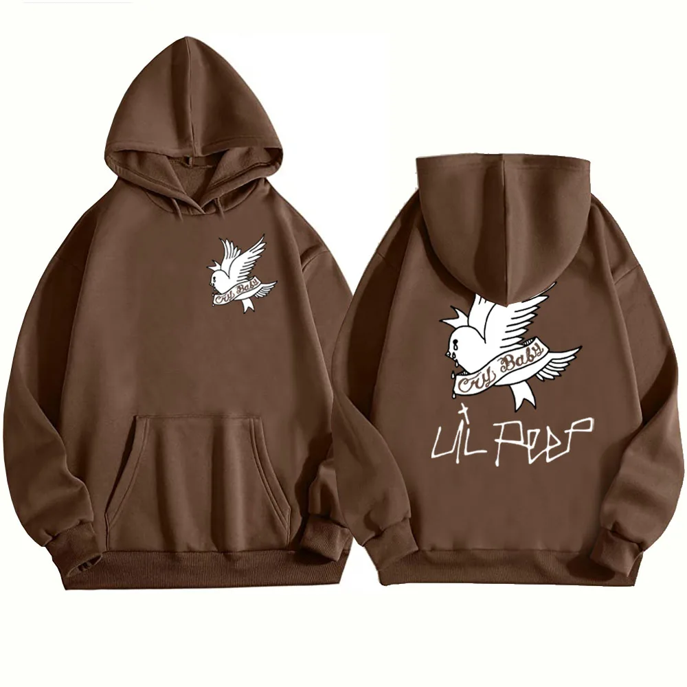 Lil Peep Hoodie Lil Peep Crybaby Album Hoodie Lil Peep Merch Lil Peep Fan Gift Unisex Pullover Tops Streetwear