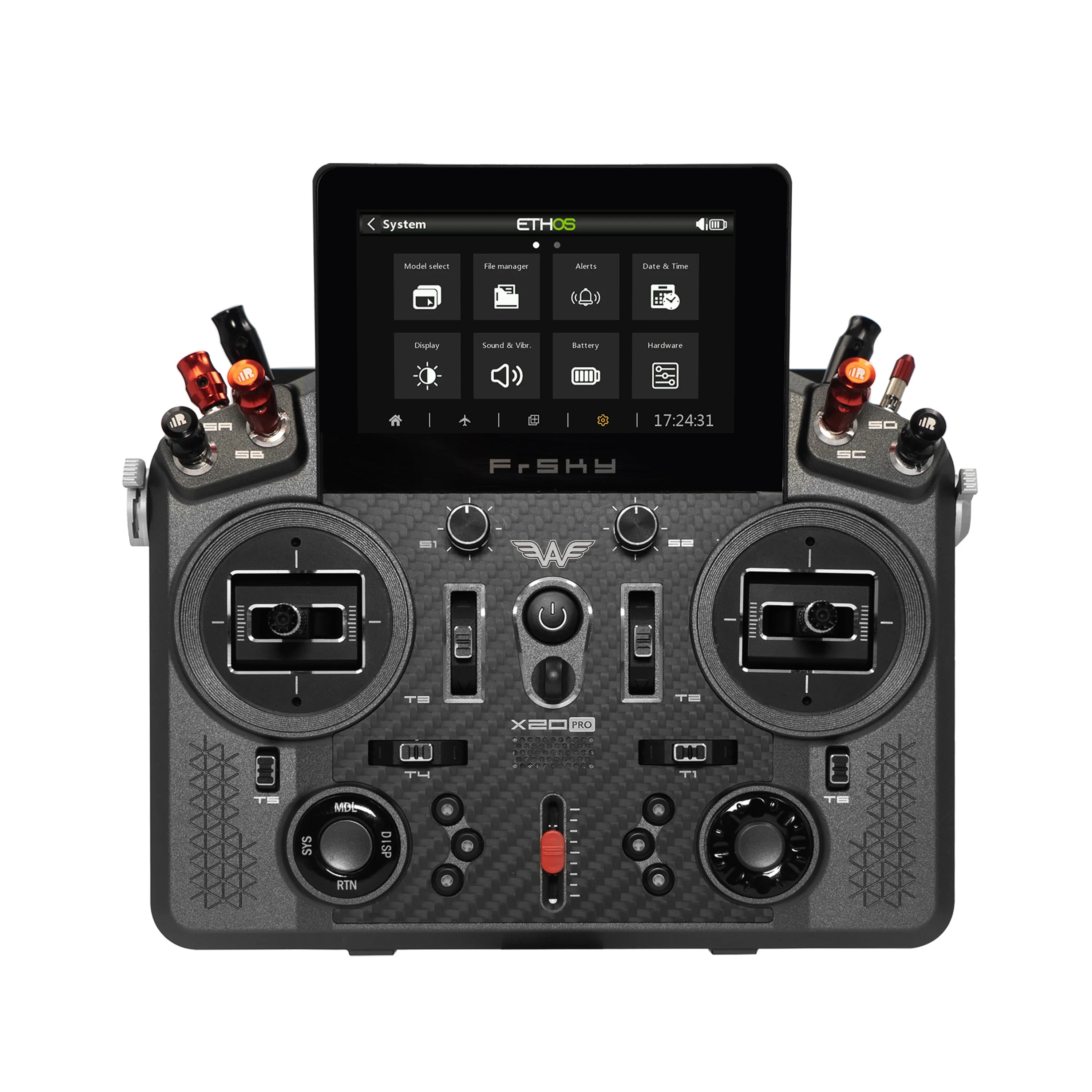 FrSky AeroWing Edition TANDEM X20 PRO---Radio, Dual-side Haptic Gimbal Feedback