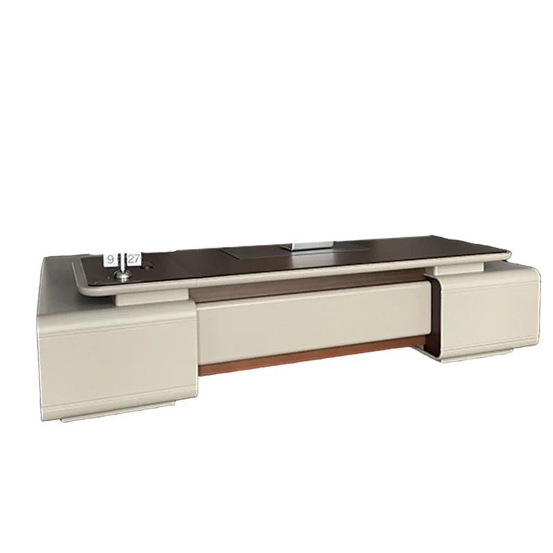 Meja Kantor Modern Penerimaan Meja Kantor Penyimpanan Lantai Belajar Cina Baru Furnitur Meja Escritorio Oficina Kualitas Mewah