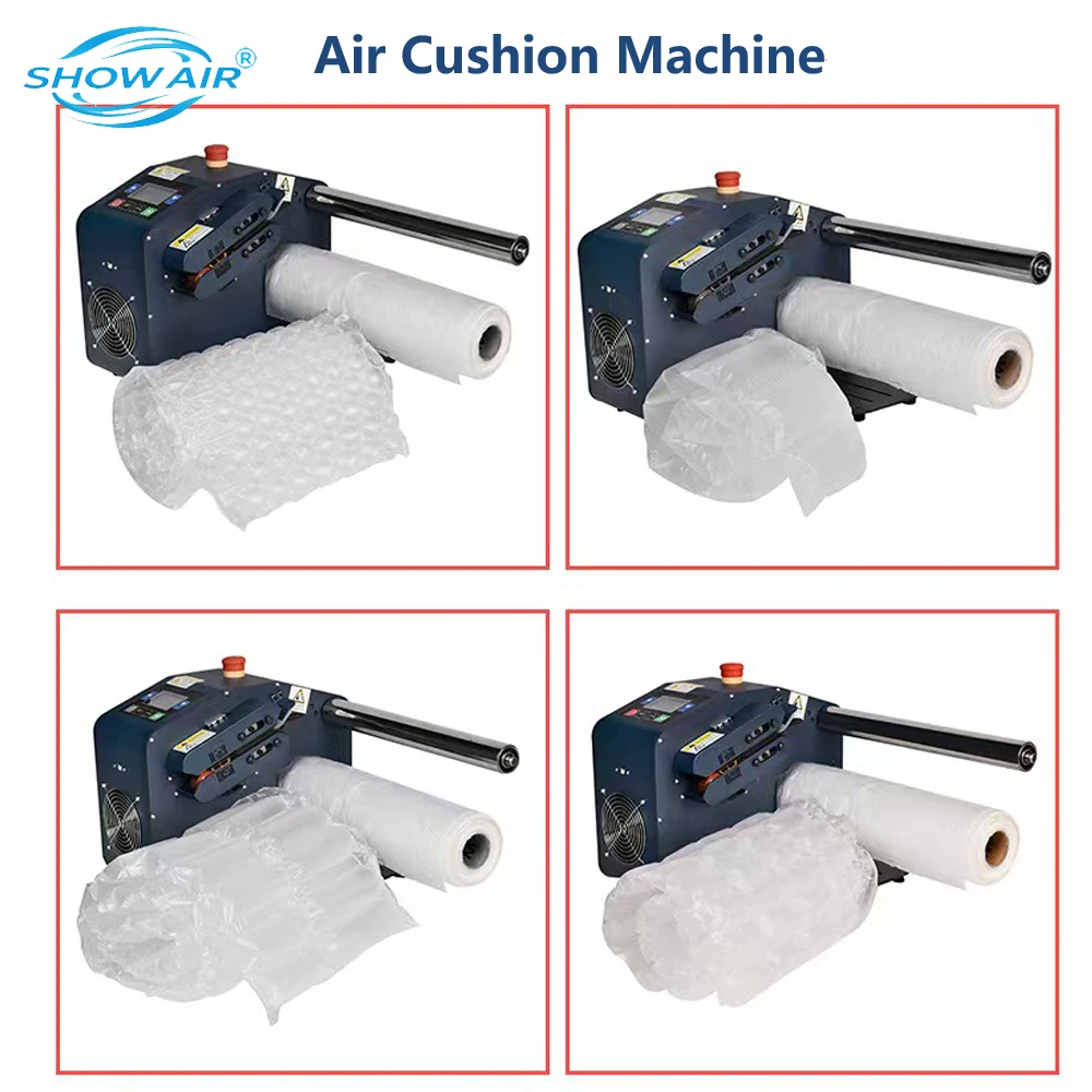 Food Grade Air Cushion Making Machine Air Bubble Film Inflator Gap Filling Packaging Blower Machine For Goods Transport
