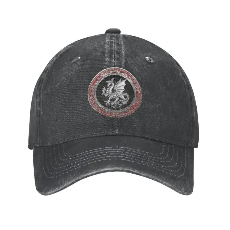 Custom Cotton Mythology Norse Dragon Baseball Cap Men Women Adjustable Dad Hat Outdoor