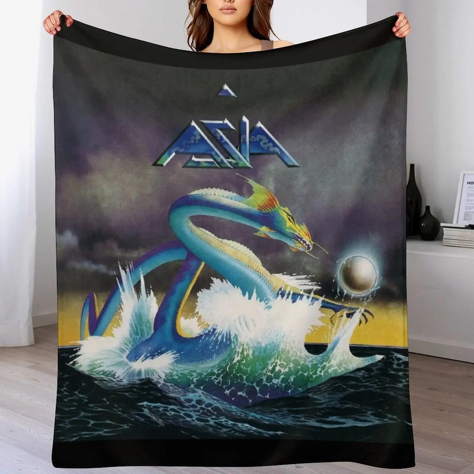 

Asia Throw Blanket Ultra Plush Cozy Blanket for Napping Sleeping