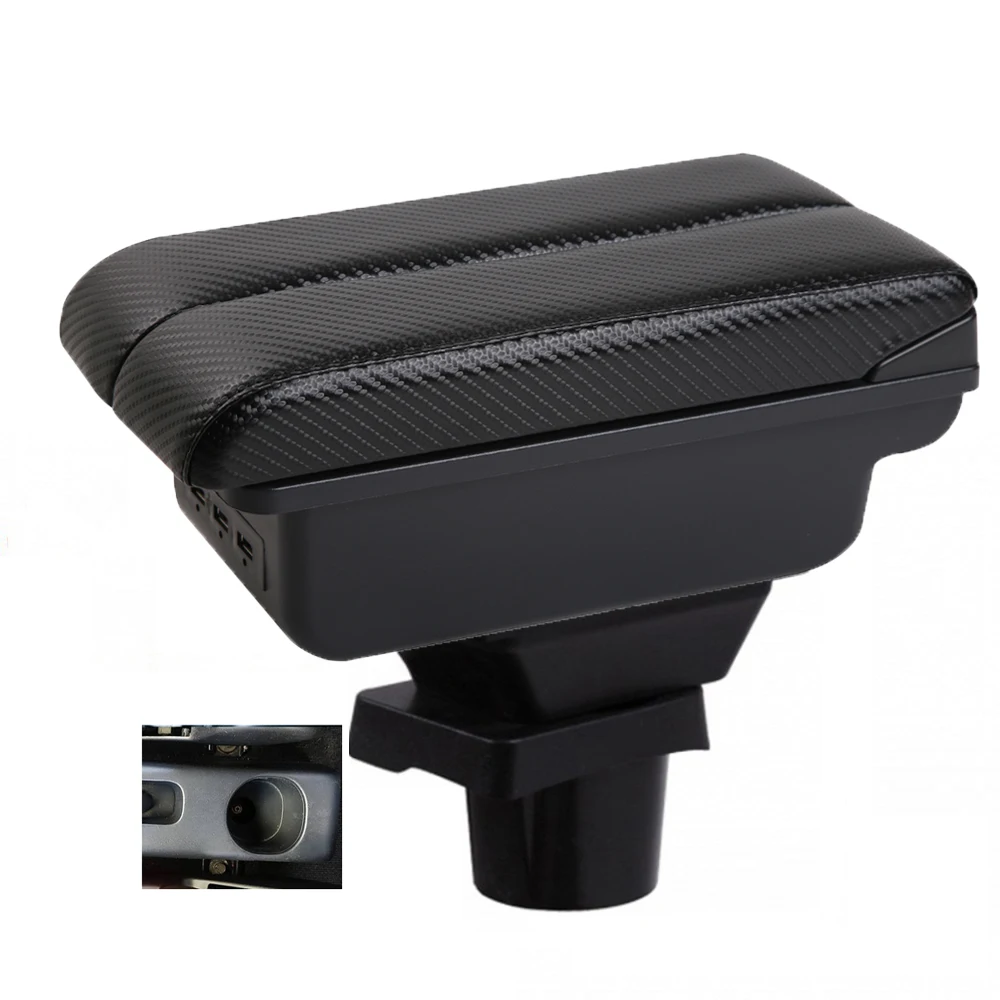 

Car Armrest box Ralliart Colt central console storage case driver elbow support rest arm