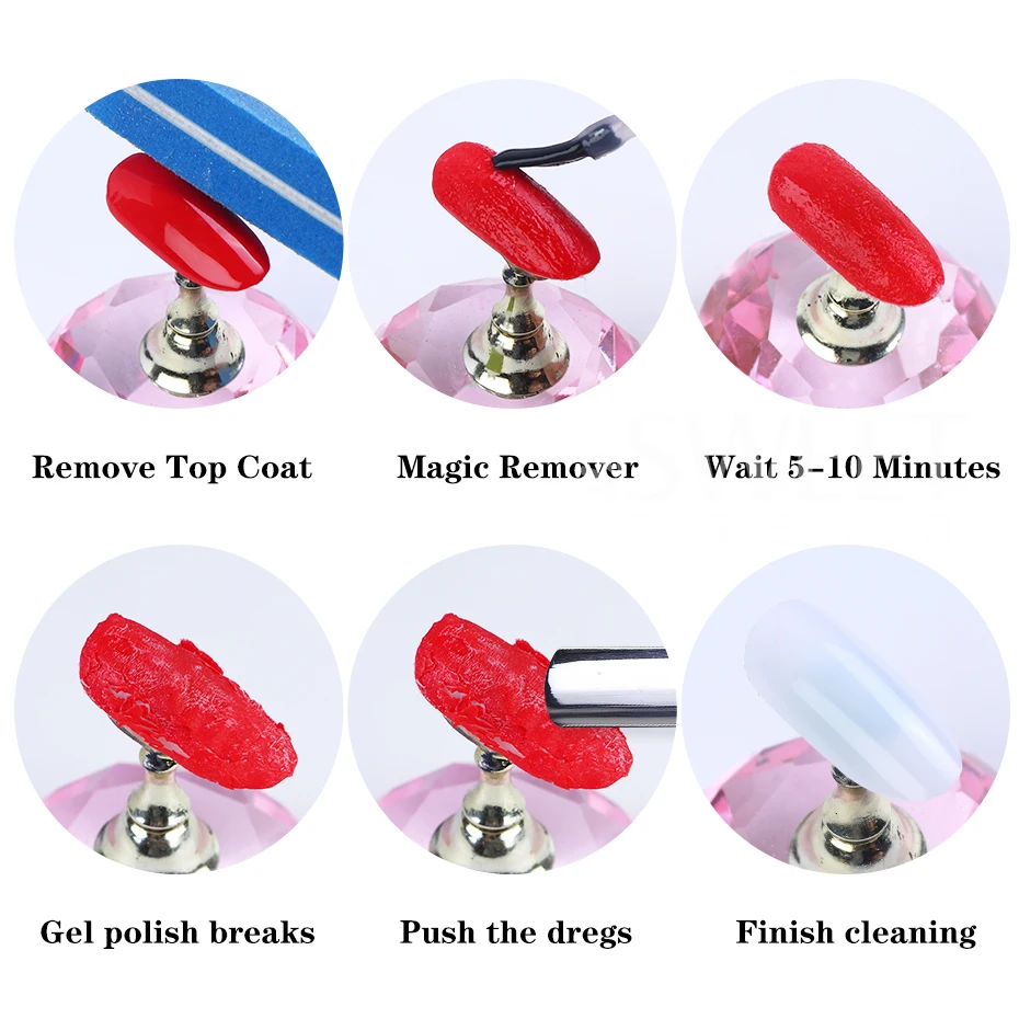 1/2/3pcs 15ml Nail Remover Burst Gel Polish Magic Fast UV LED Soak Off Function Gel Nail Art Removal Gel Varnish Manicure Tools view 6