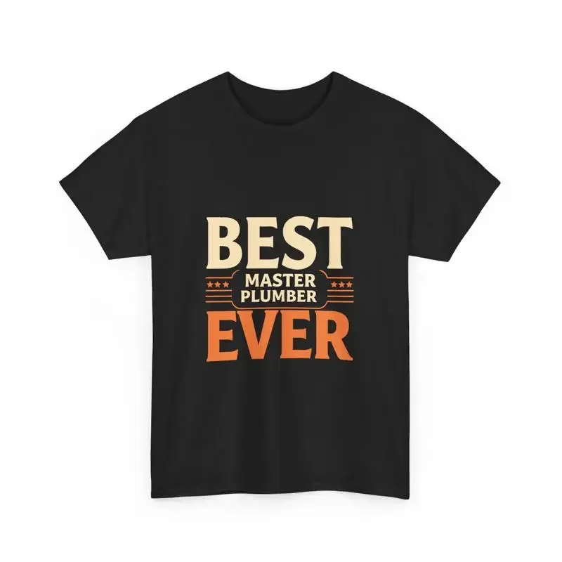Best Master Plumber Ever T Shirt Funny