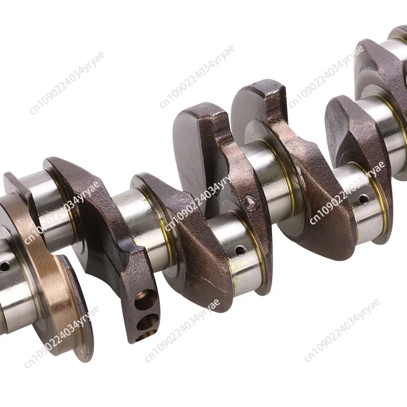 Two crankshafts, suitable for alloy crankshafts of engine ductile iron instead of forged steel