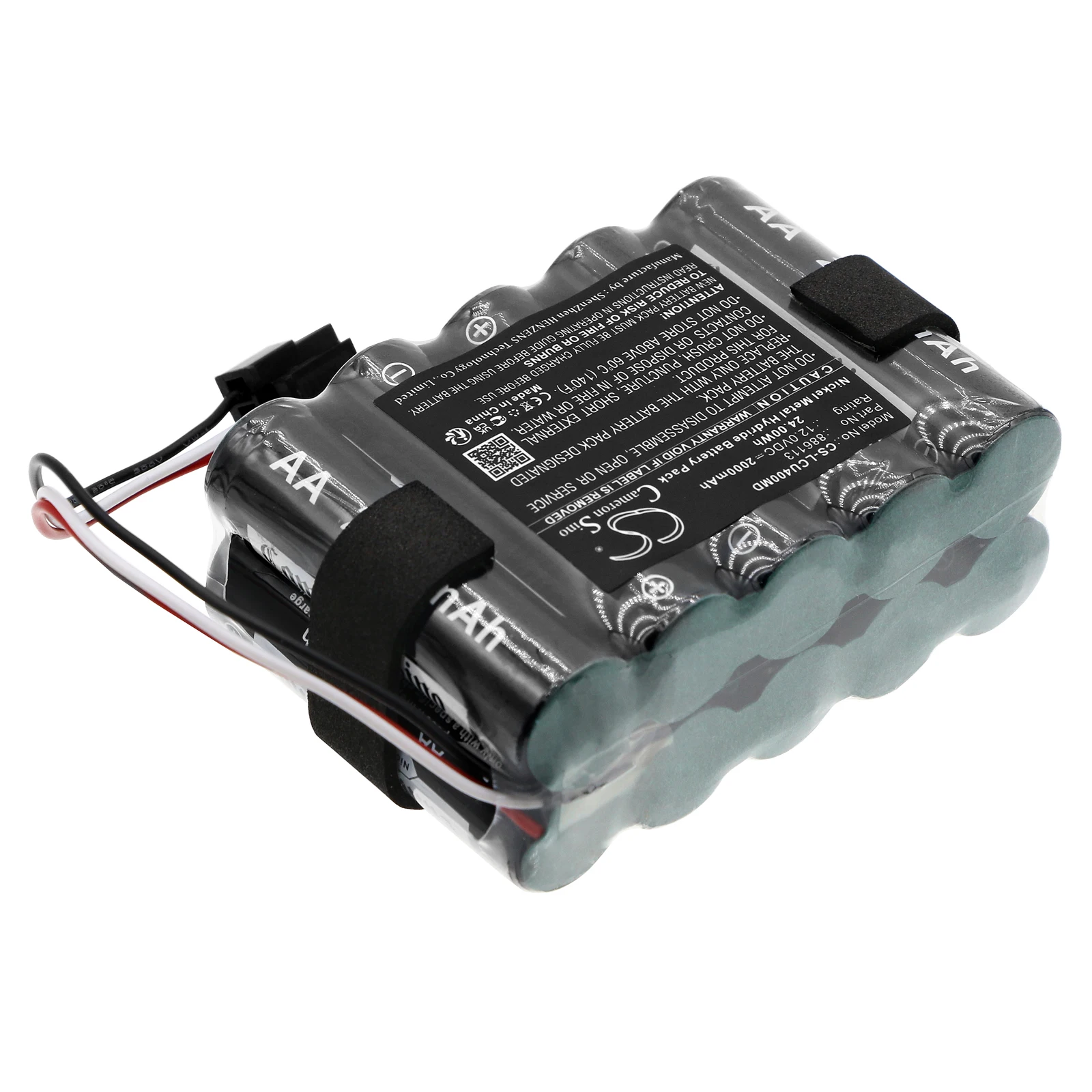 CS Replacement Battery for Laerdal,Laerdal LCSU4 Compact Suction Unit PN:886113,B11651 2000mAh / 24Wh