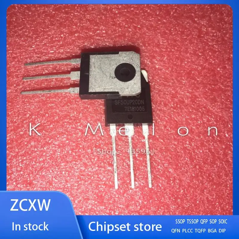 

10PCS/LOT SFA50UP20DN 50UP20DN 50UP20 TO-3P 50A 200V