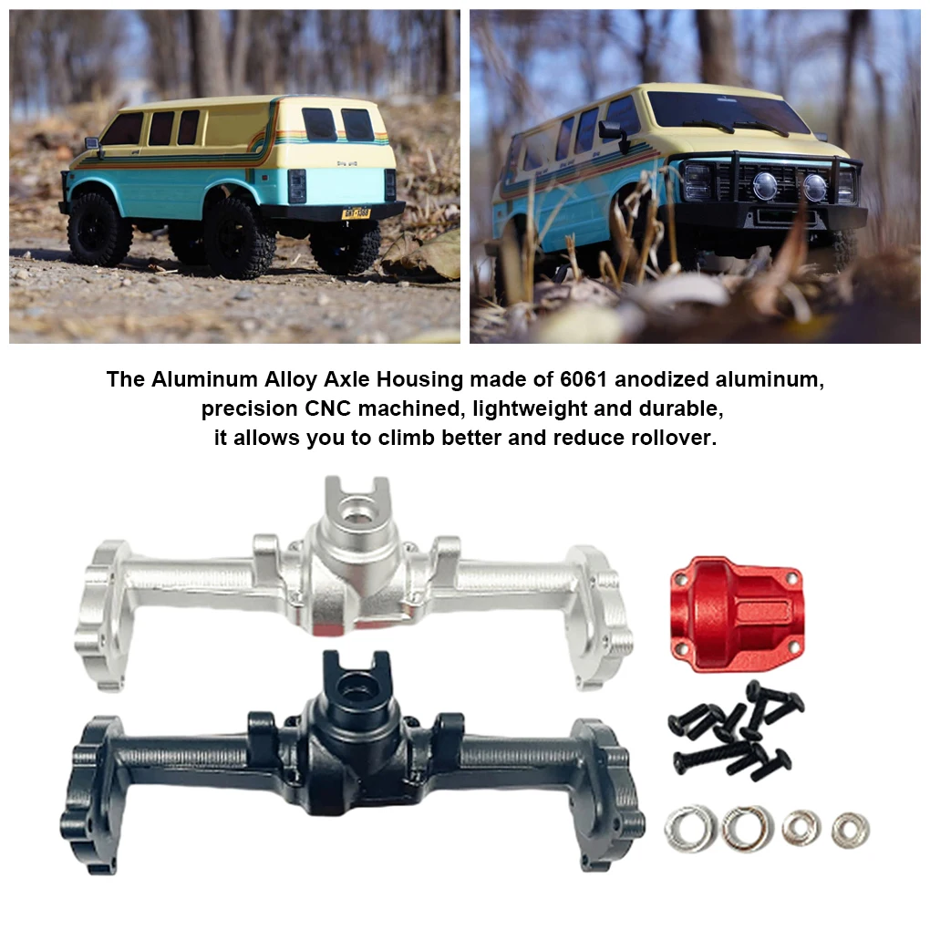 

1pcs Aluminum Alloy 1/18 Rear Axle Housing For Hobbico Dromida RC Car Part RC Car Accessories Replacement Parts