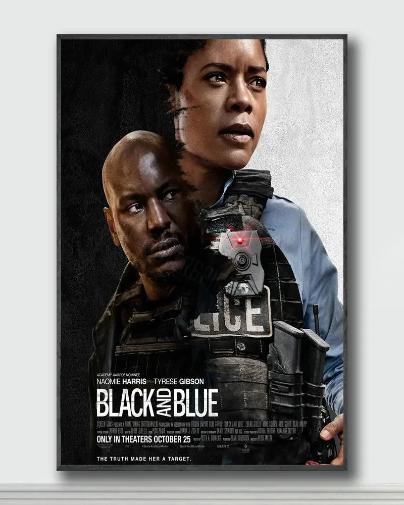 NJ271 Black and Blue Movie 5 Silk Posters and Prints wall art Art Poster Home Decor