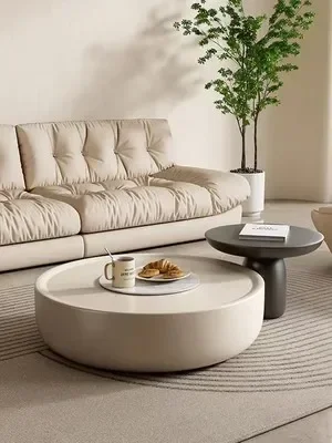 

Премиальный французский кремовый журнальный столик в стиле ретро, современный дизайнерский новый гриб, маленькая сторона, несколько