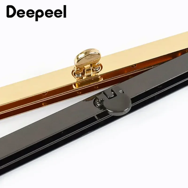 5/10Pcs Deepeel Metal Bags Frame Wallet Handle Bar Edge Strip Clasp for Making Bag Replacement Sewing Decoration Accessories