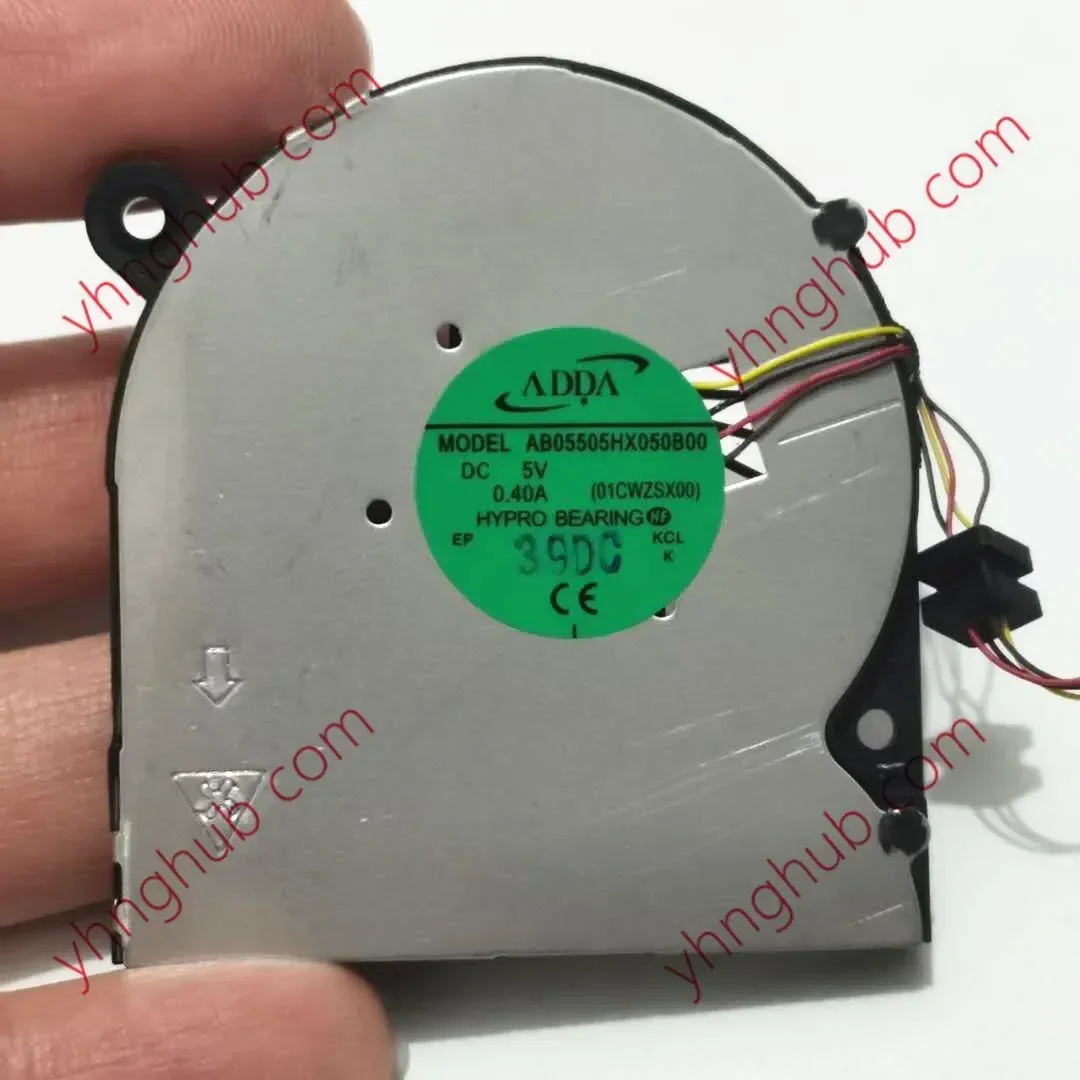 

ADDA AB05505HX050B00 01CWZSX00 DC 5V 0.40A 4-Wire Server Cooling Fan