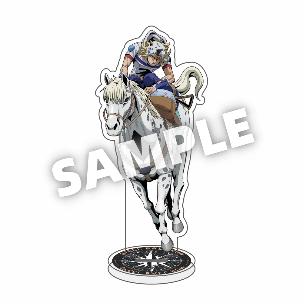 Anime JoJo’s Bizarre Adventure Johnny Joestar Gyro Zeppeli Diego Lucy  Acrylic Stand Model Keychain Desk Decor Collection gifts