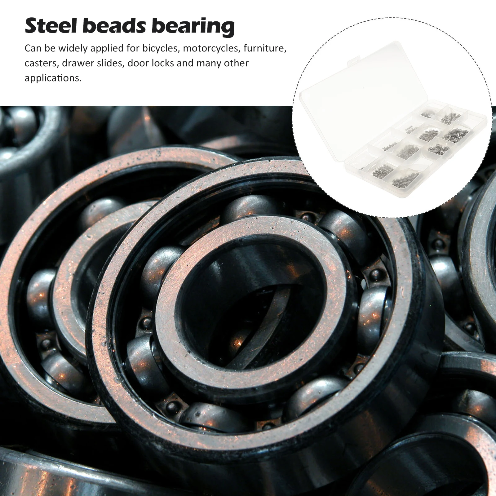 

Balls Assortment Ball Precision Smooth Stainless Steel Beads Kit For niture Bearing Steel Ball Motors Bicycles