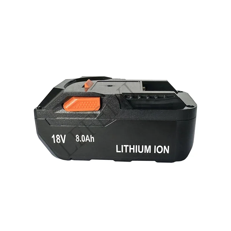 For AEG 18V Battery 8.0AH Lithium-Ion Battery for RIDGID R840087 R840085 L1815R L1850R L1830R R840083 Series Cordless Power Tool