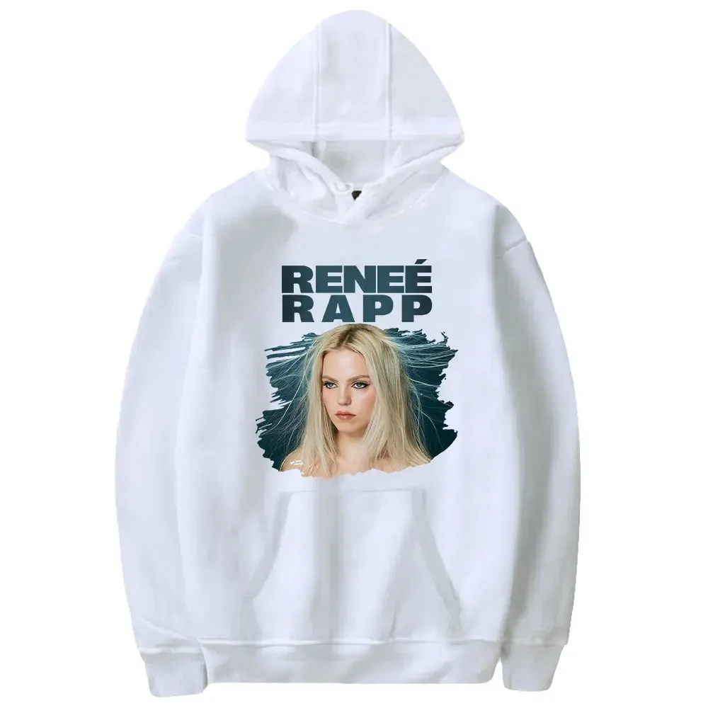 Renate Rapp Hoodie para homens, pulôver unissex casual, streetwear masculino, Moletons com, Capuz, 2024