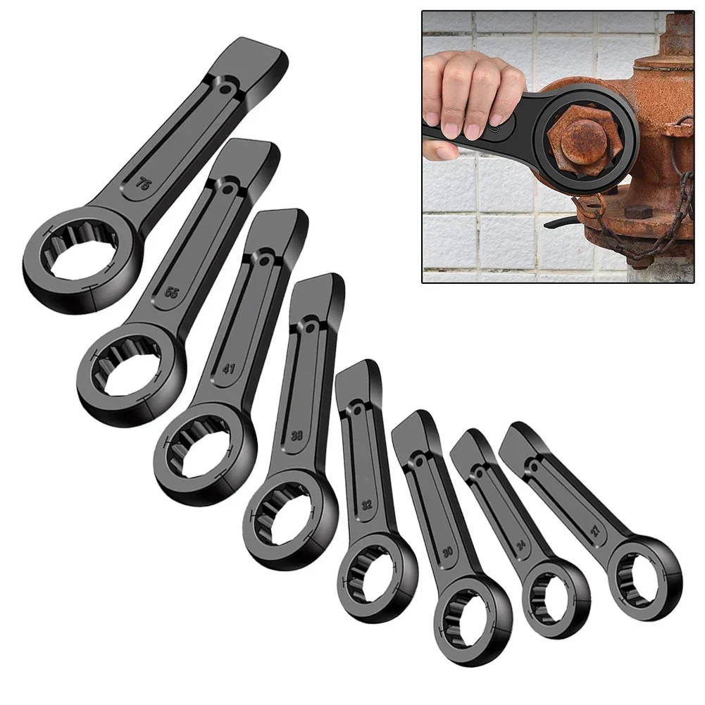 Heavy Duty Nut Wrench 12 Pontos 24 Mm60 mm Ferramenta de Reparação Automóvel Ferramentas Manuais Retas 1pc