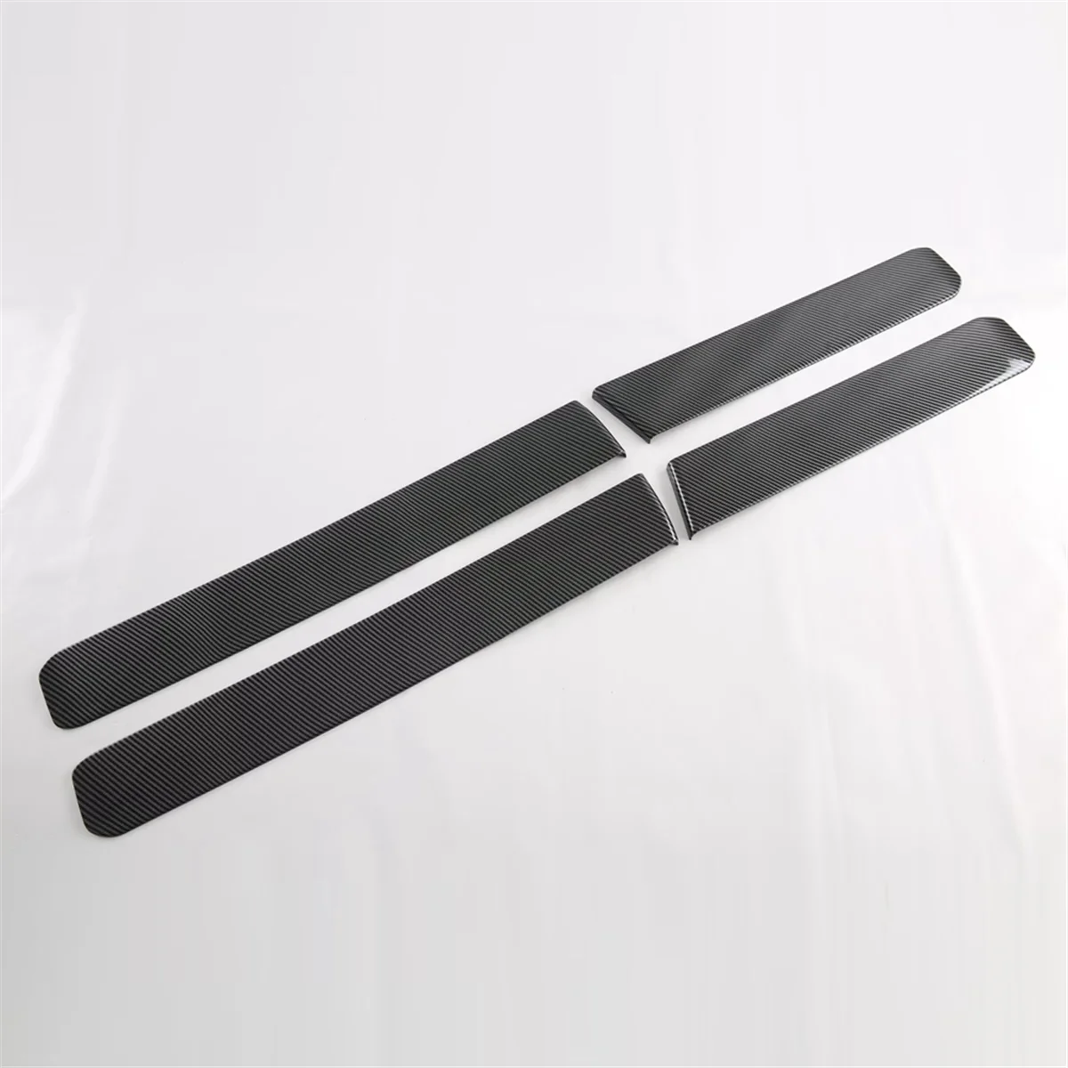 For Hyundai Santa Fe MX5 2024 Carbon Fiber Car Inner Door Panel Trim Stripe Cover Trim