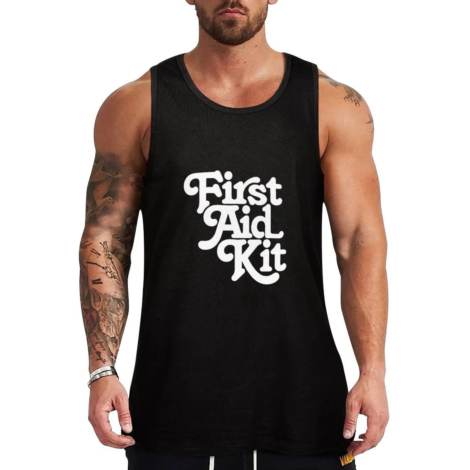 First Aid Kit Band Tank Top Loose Fit Tank Top Casual Daily Sleeveless Summer Top