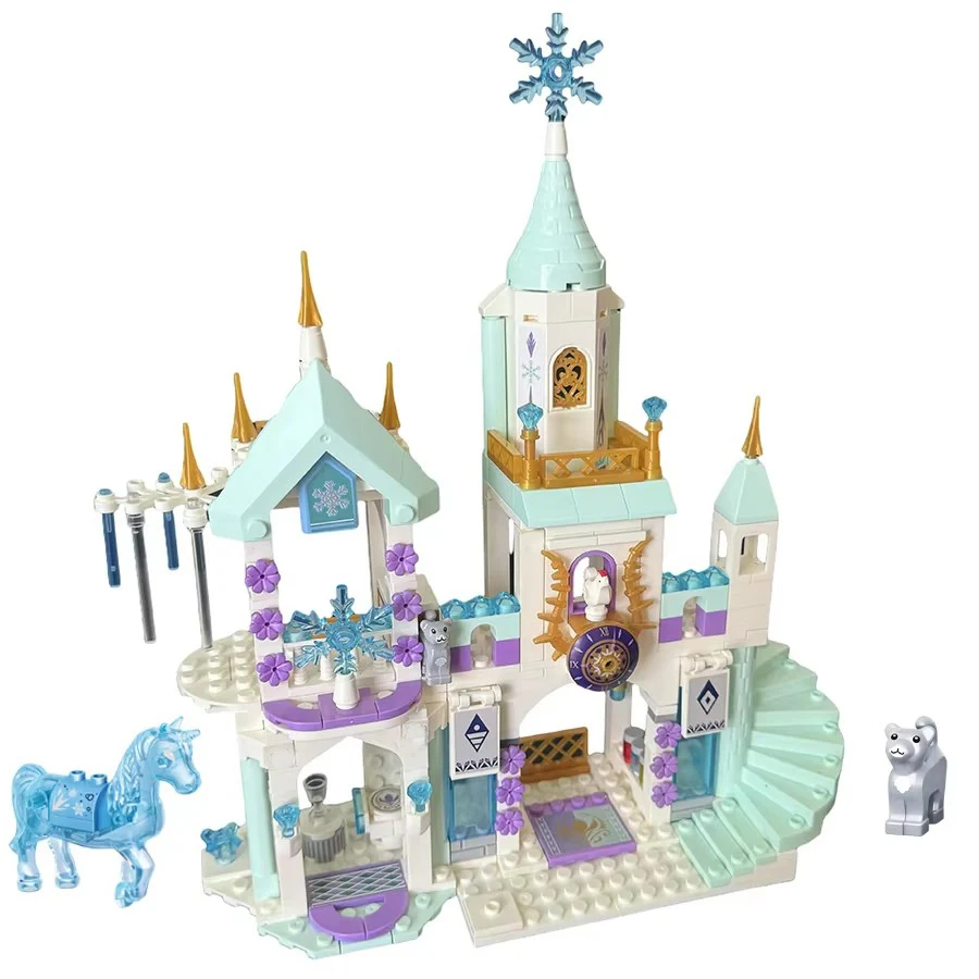 360 قطعة من سلسلة الأصدقاء، مكعبات بناء منزل قلعة الأميرة للأطفال، ألعاب تعليمية للأطفال والبنات #1