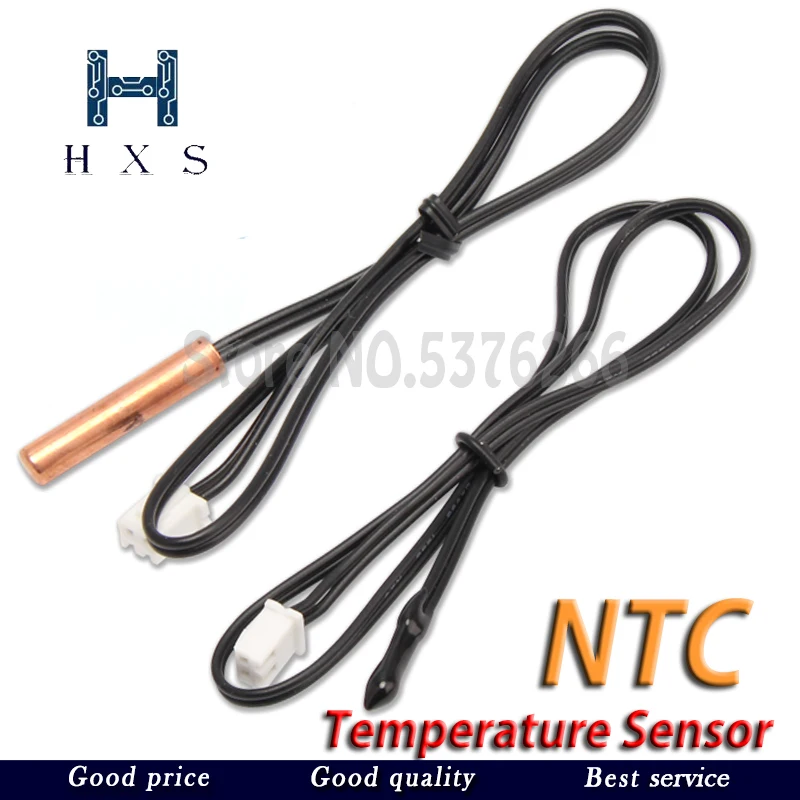 NTC Thermistor Temperature Sensor Waterproof Probe Wire 5K 10K 20K 25K 50K 100K 1% 3950 Air conditioning solar energy