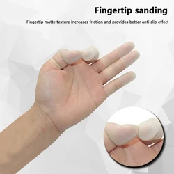 100PCS Disposable Latex Finger Cover Rubber Non-slip Anti-static Finger Cots Fingertips Protector Gloves Nail Art Tool