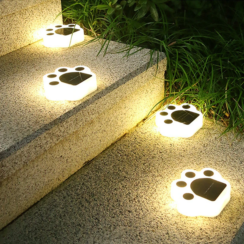 Lámpara Solar de tierra para exteriores, foco LED impermeable IP65, para jardín, subterráneo