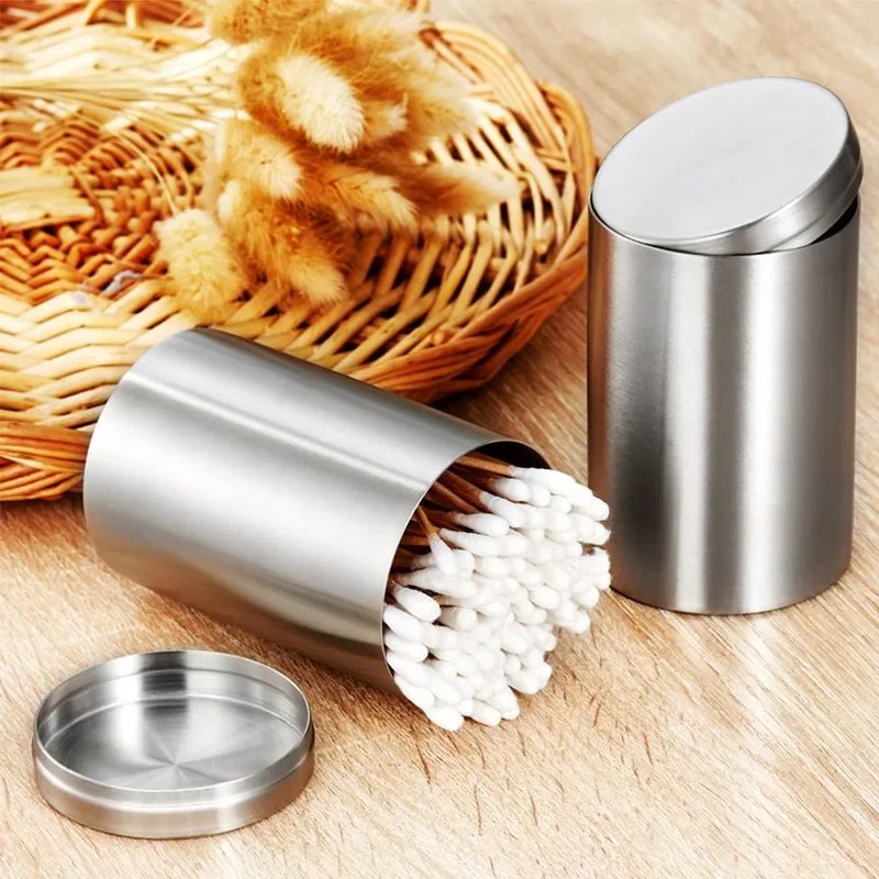 Stainless Steel Sealed Storage Jar, Portable Airtight Food Storage Container Canister for Coffee Beans Flour Cereal Sugar