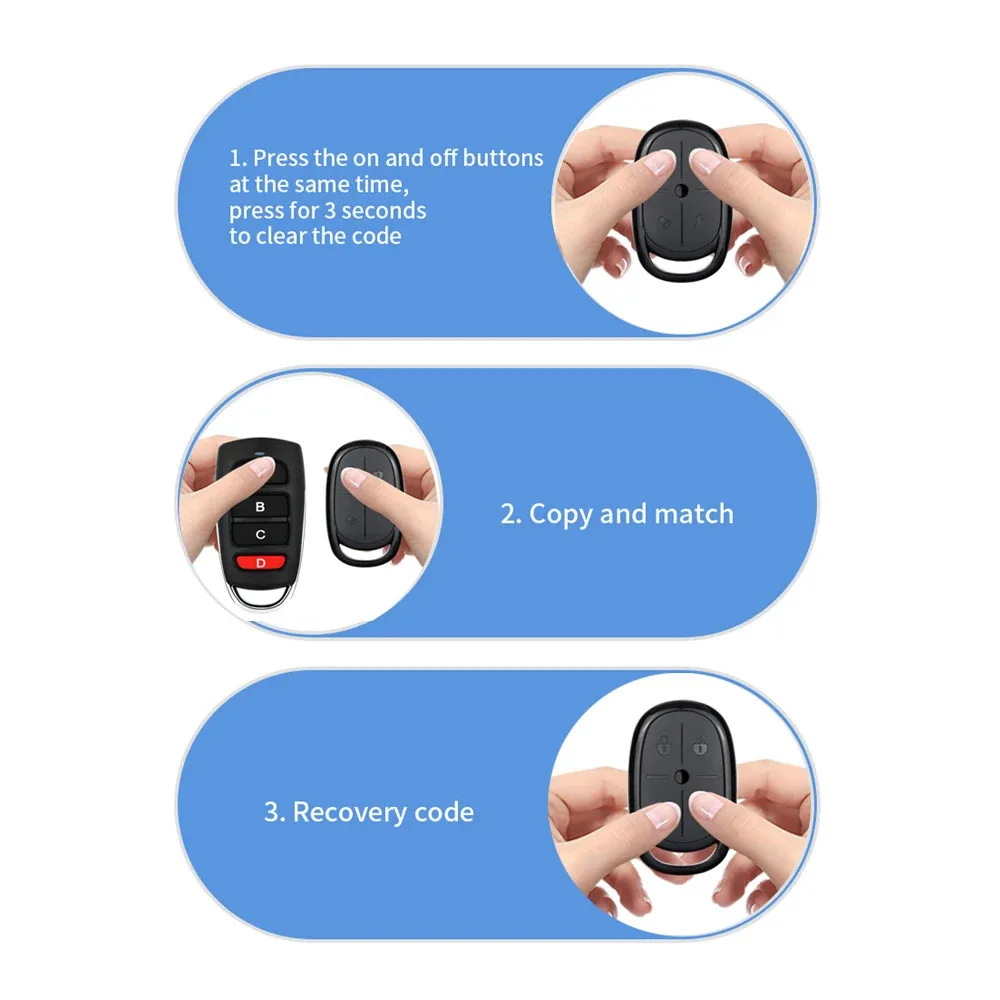NIEUWE Multi Frequentie RF Kopie Afstandsbediening 433 315 430 418 MHz Opener Controller Duplicator Sleutel voor Gate Lamp Beveiliging alarm