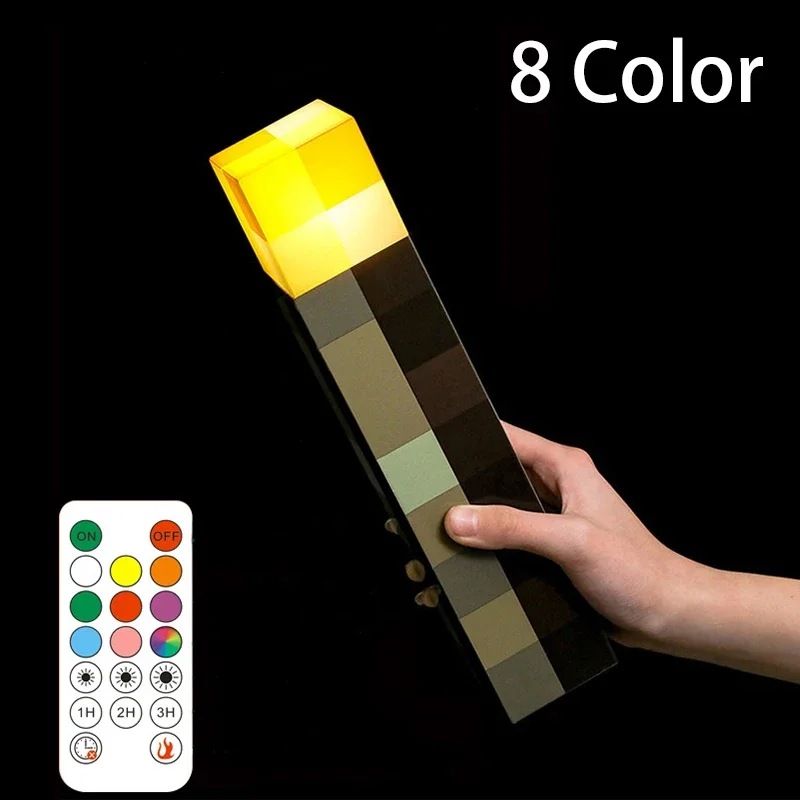 11,5 Zoll Browns tone Fackel führte Nachtlichter USB wiederauf ladbare Tisch leuchte Spielzimmer Dekoration Lampe Kinder Geburtstags geschenke