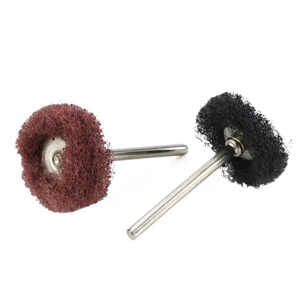 Nylon Fiber Polishing Wheel with 3.0mm Mandrel For Dremel Rotary Tools Abrasive Brush