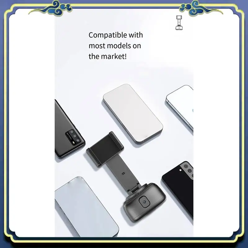 Portable 1 Piece Intelligent AI Face Recognition, Black ABS PTZ Live Broadcast, Self-Portrait, Panoramic Anti-Shake