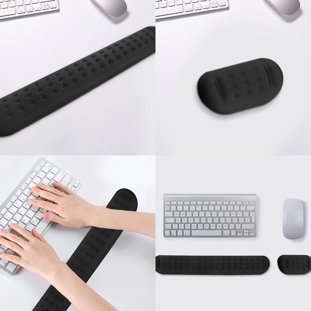 Laptop Keyboard Ergonomic Wrist Rest Office Hotel Household Mouse Support Pads Elastic Antislip Cushions Accessories