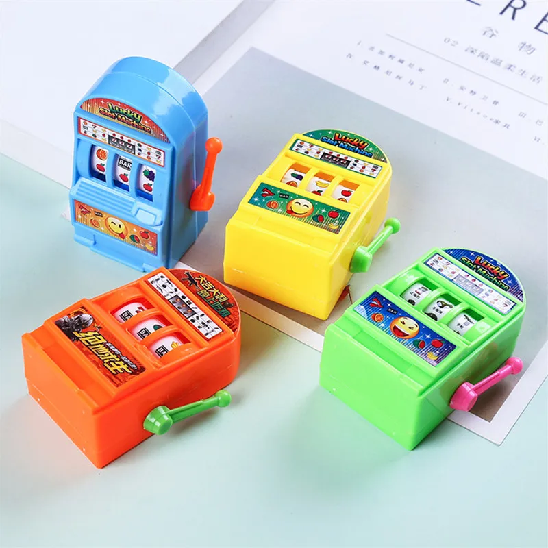 

Mini Game Machine Toy for Kids Mini Cartoon Play Game Lottery Draw Machines Children Funny Toy Gifts