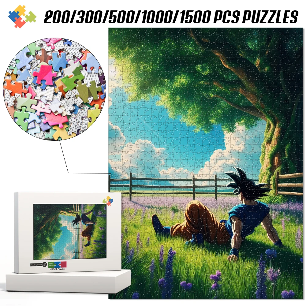 

Creative Wooden Jigsaw Puzzles 1000 Pieces Dragon Ball Gohan Educational Games Pedagogical Brain Teaser Toys for Kids Adults Fun