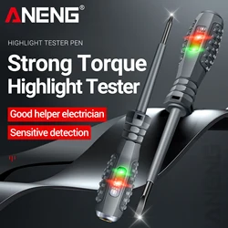 ANENG B05 2Pcs Word/Cross Screwdriver Electric Tester Pen Multi-functional Household Screwdriver with Indicator Electrician Tool
