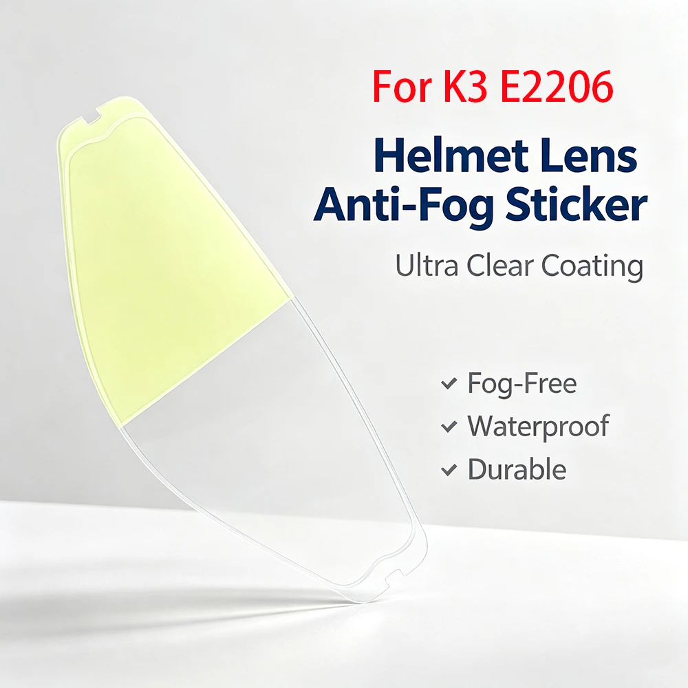 Helmet Visor Film Anti Fog For AGV K3 E2206 Motorcycle Helmet Visor Film Anti Fog Accessories