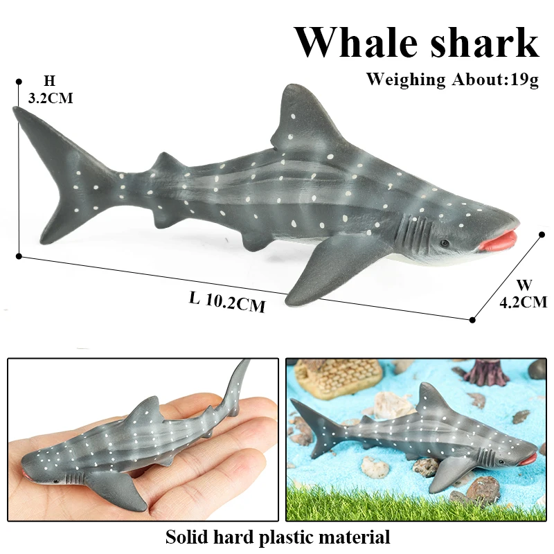 Oenux Sea Life Model Great White Shark Helicoprion Megalodon Whale