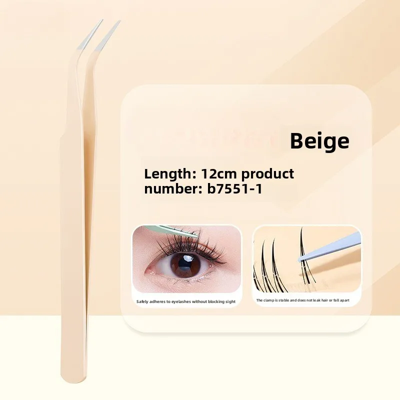 Edelstahl Scrapbook Aufkleber Band Picking Gerade Kopf Ellenbogen Pinzette Album DIY Handwerk Liefert Wimpern Verlängerung Pinzette