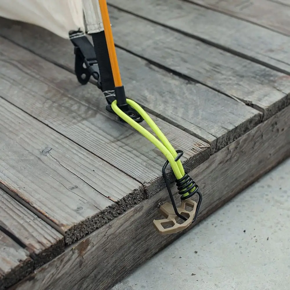 

New Metal Outdoor Tent Elastic Rope Portable 3 Colors Binding Rope Durable Elastic Rope