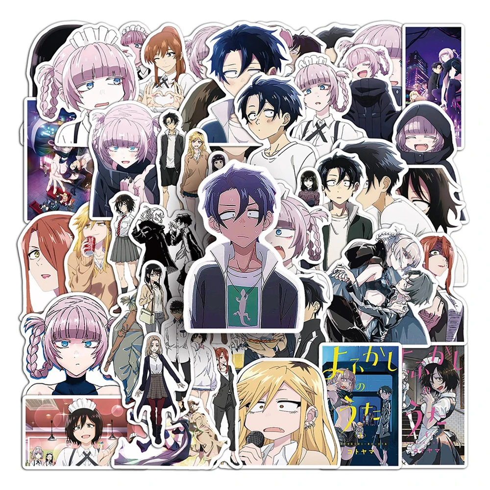 10/30/50pcs Anime OPROEP VAN DE NACHT Stickers Waterdichte Graffiti Notebook Skateboard Telefoon Leuke Kids cartoon Decals Speelgoed Geschenken