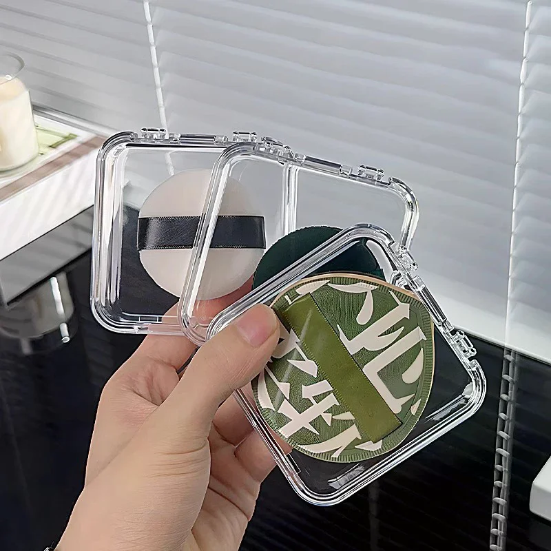 Make-up Bladerdeeg Display Box Make-up Ei Opbergrek Luchtkussen Bladerdeeg Transparante Opslaghouder Desktop Organisatie Tool