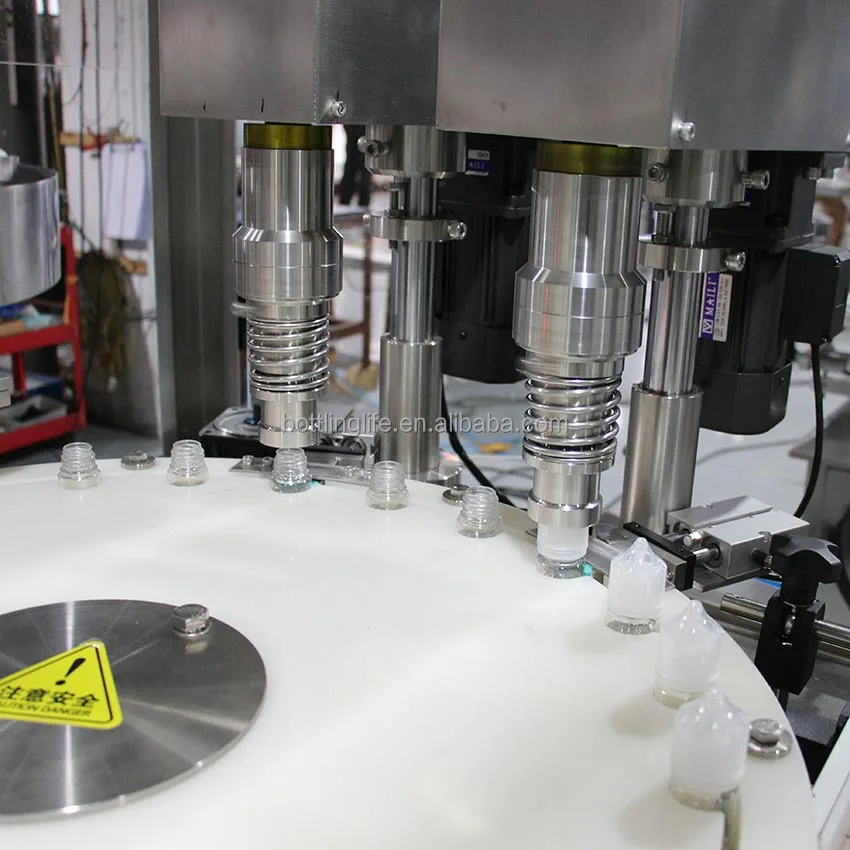 Automatico Chubby Gorilla 10ml Macchina per sigillare il tappo dello smalto Durevole Marmellata di olio Durevole Bottiglie contagocce Capping Bevande Polveri