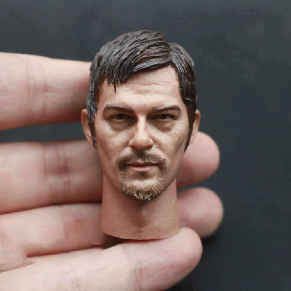 hot-sale-1-6th-bowman-darryl-the-walking-dead-male-head-sculpture-carving-model-for-12inch-action-figures-diy