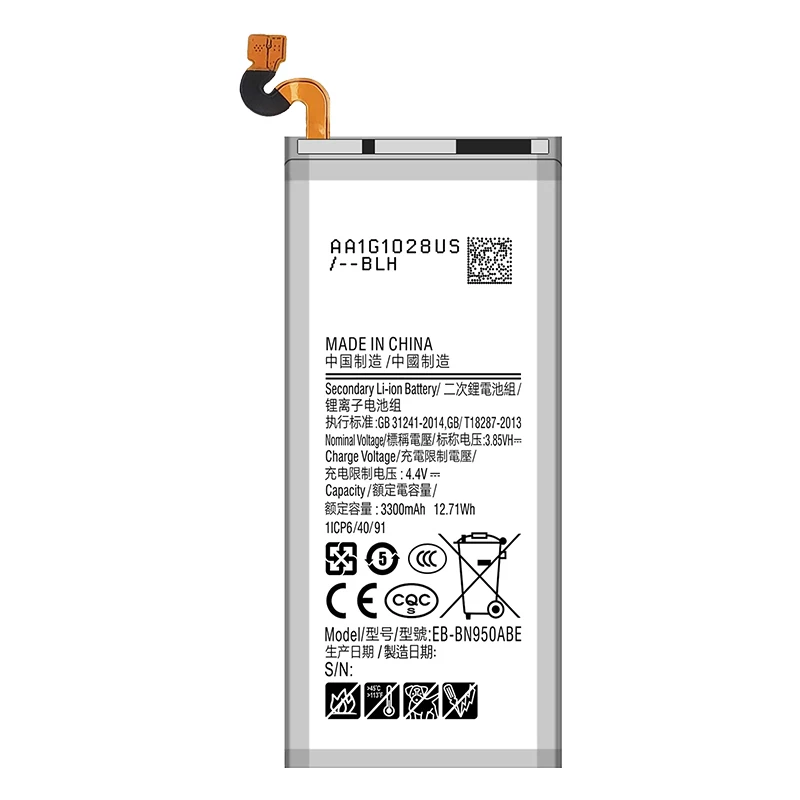 Batería nueva 3300mAh EB-BN950ABA EB-BN950ABE para Samsung GALAXY Note 8 N9500 N9508 SM-N950 N950F/U N950A N950N + herramientas 3