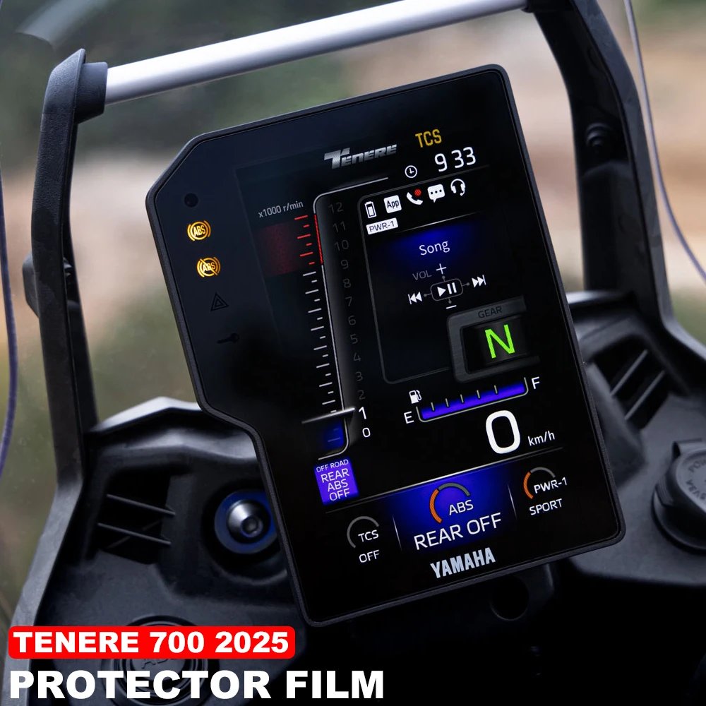 For Yamaha Tenere700 Motorcycle Dashboard Film TFT LCD Tenere 700 2025 Scratch Cluster Screen Scratch-Resistant Protect Film