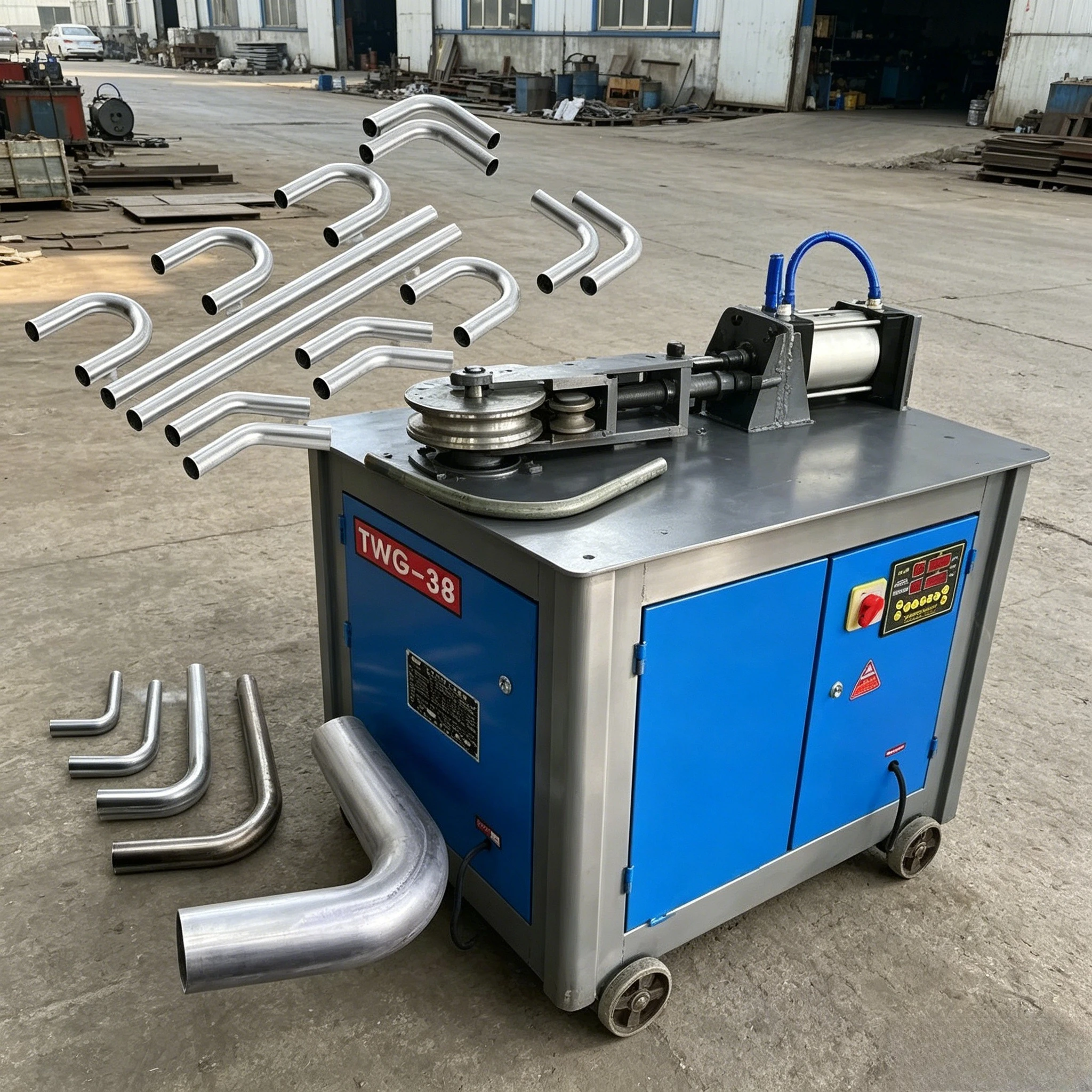 Hydraulic Semi-Automatic CNC Electric Stainless Steel Aluminum Alloy Motor/Engine Square Pipe Bender 3-Inch Customized